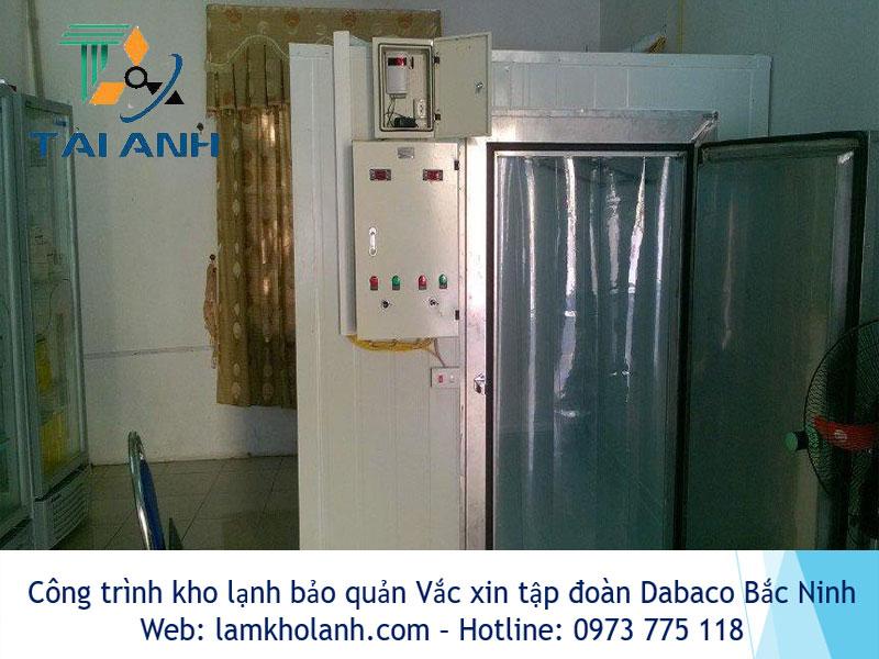 Thi công Kho lạnh bảo quản Vắc xin tập đoàn Dabaco Bắc Ninh